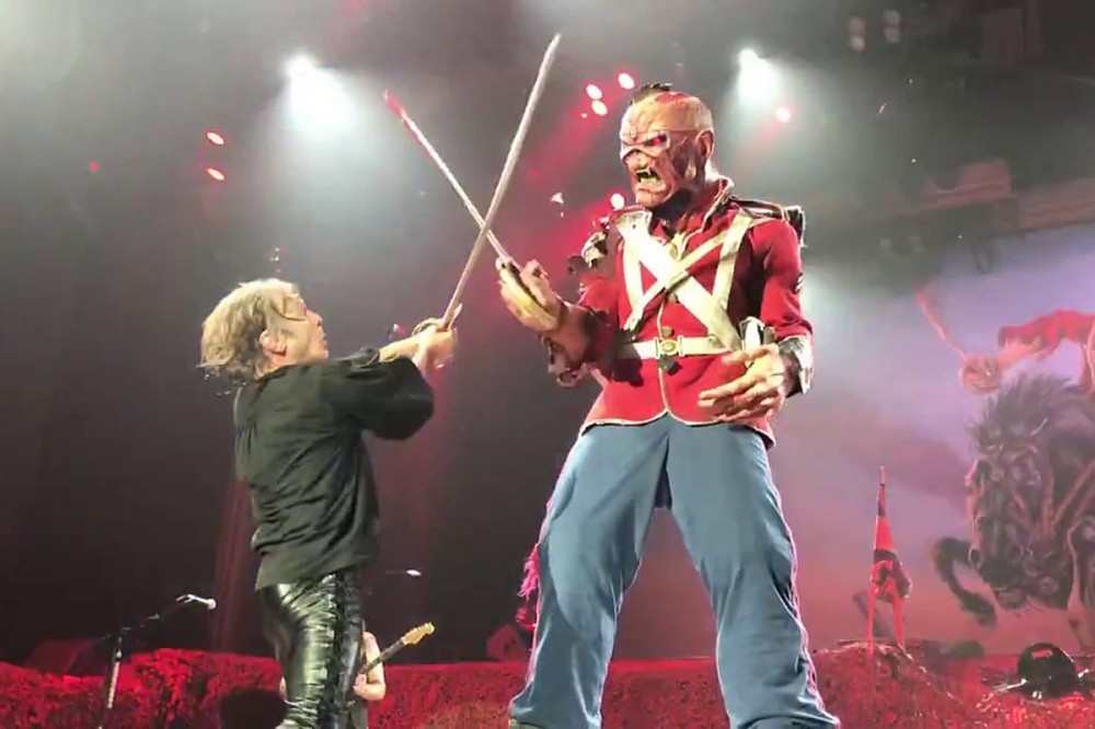 Iron Maiden’s Bruce Dickinson Wants to Have an Onstage Lightsaber Battle With Eddie