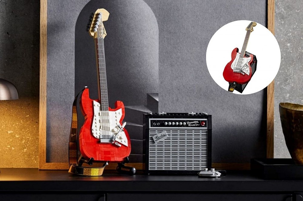 LEGO’s Fender Stratocaster Set Comes Out Soon and It Is Sick