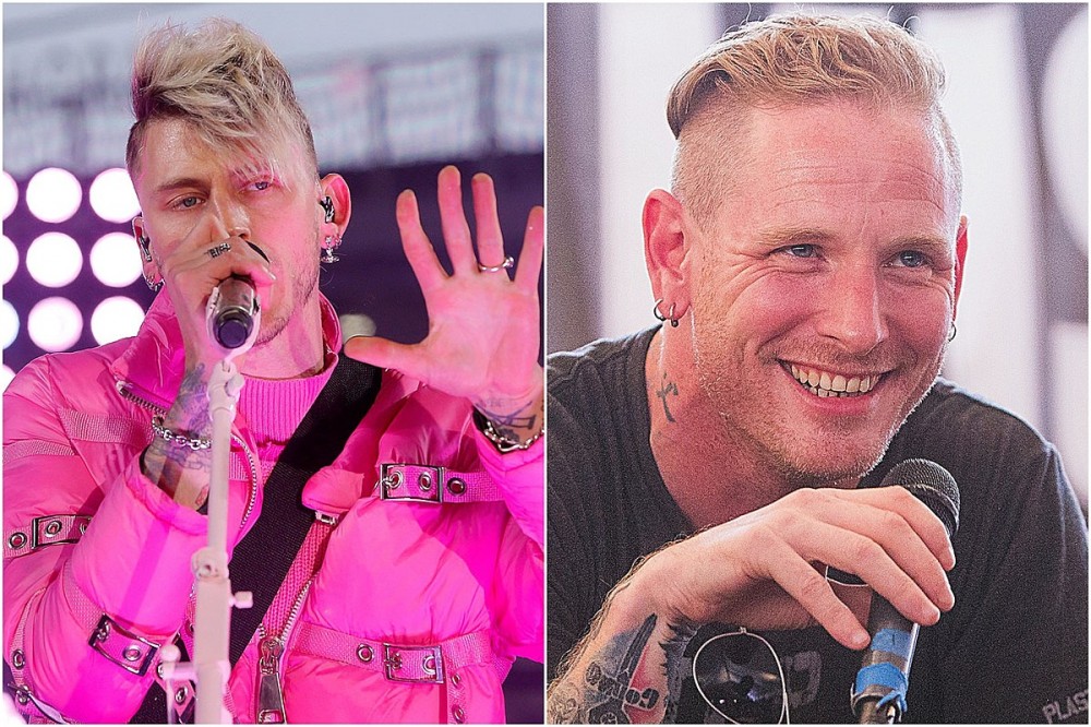 Machine Gun Kelly Claims Corey Taylor ‘Bitter’ He Didn’t Appear on ‘Tickets To My Downfall’