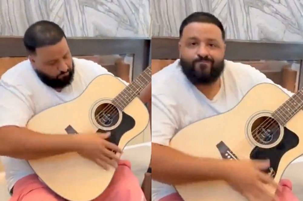 DJ Khaled Plays Guitar Horribly, Gets Destroyed on Twitter