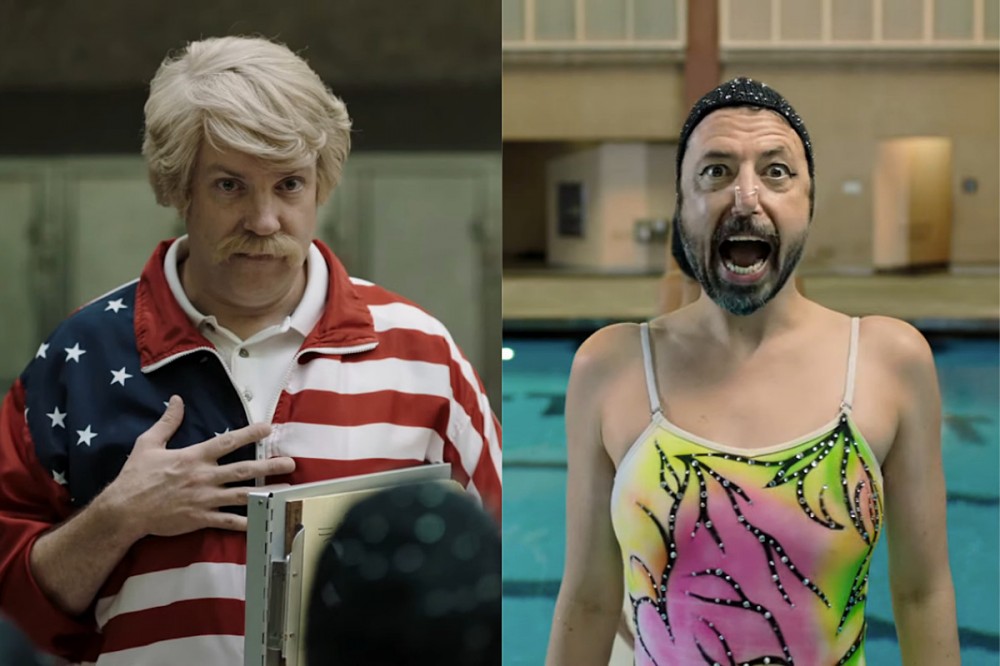 Jason Sudeikis Is Foo Fighters’ Swim Coach in ‘Love Dies Young’ Video