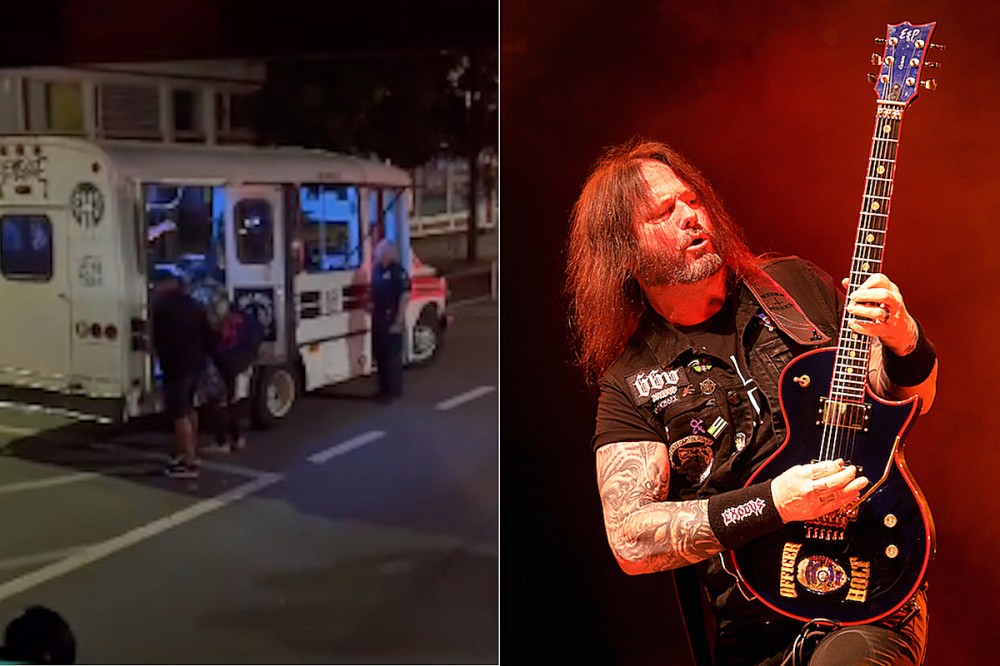 Metal Band Hemorage’s Bus Concert Shut Down By Cops, Gary Holt Buys Their Merch