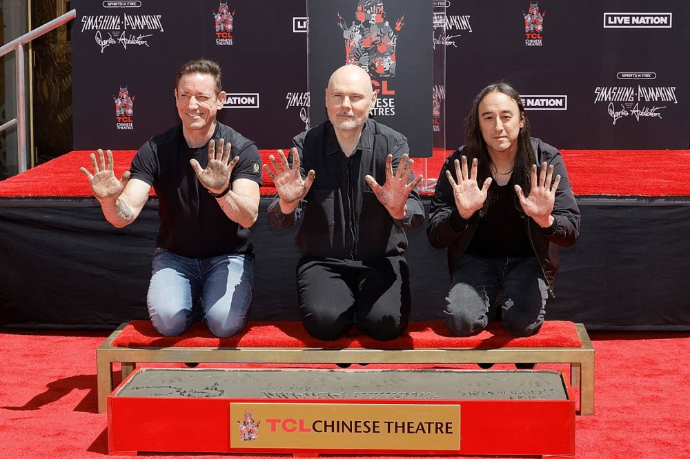 PHOTOS: Smashing Pumpkins Are First Rock Band Since 1976 Honored With Handprint Ceremony at Hollywood’s Chinese Theatre