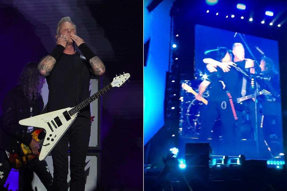 Metallica’s James Hetfield Admits Insecurity Onstage, Gets Group Hug From Bandmates