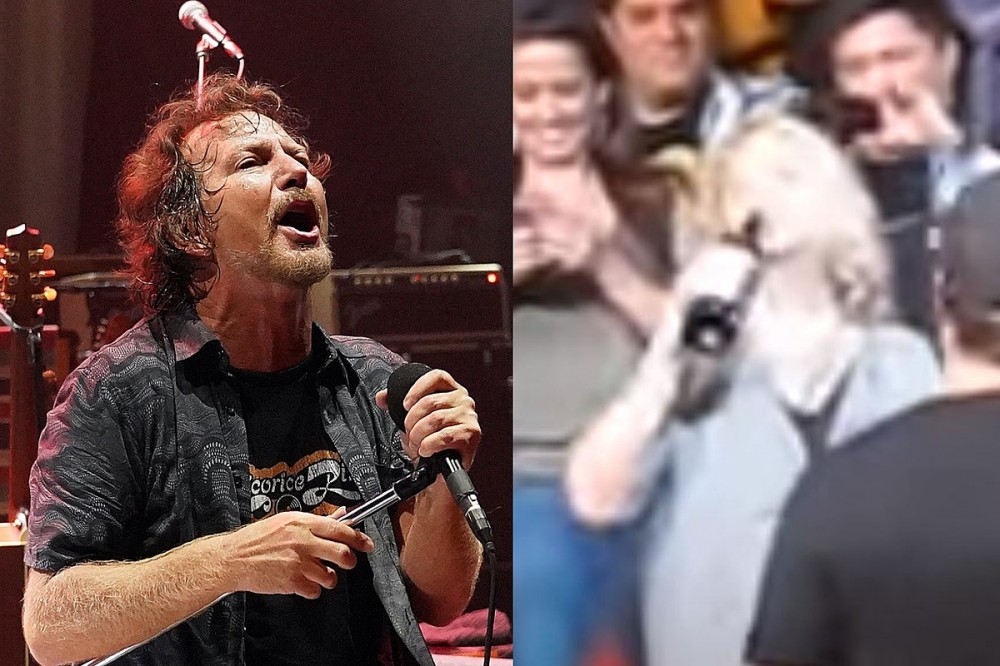 That Time Eddie Vedder Crowd Surfed a Bottle of Wine to His Mom – Video