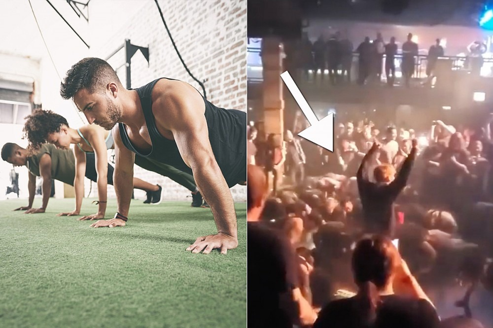 Watch Crowd Do Push-Ups in the Mosh Pit at Death Metal Show