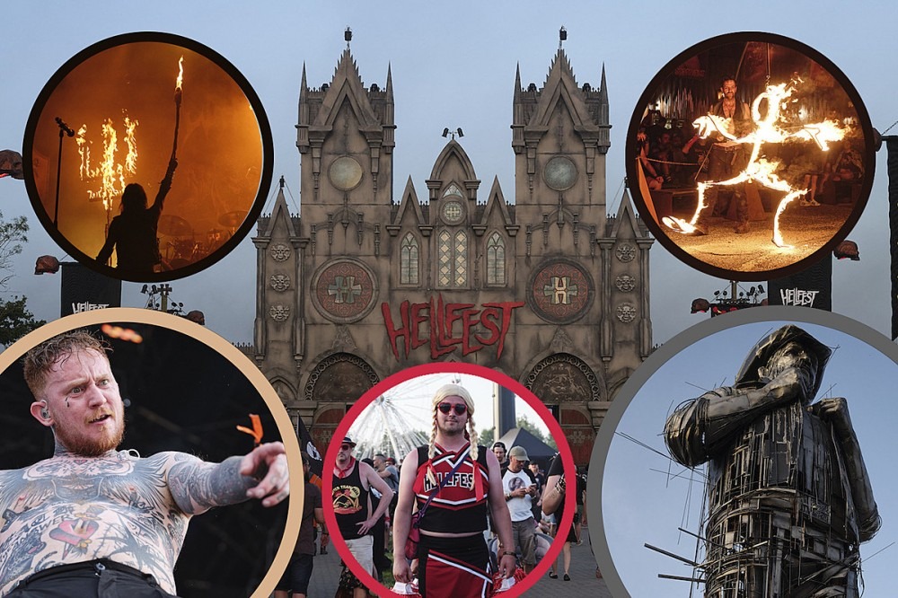 Incredible Photos From Week 1 of Hellfest 2022 – A Giant Lemmy Statue, Pyro Art + A Devilishly Good Time
