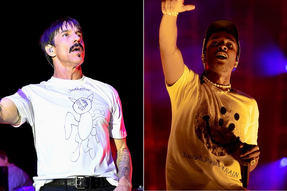 Red Hot Chili Peppers End Up Supporting ASAP Rocky After He Arrives Late to Show