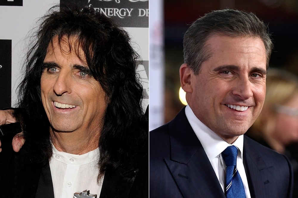 Steve Carell Tells Story of the Time He Waited on Look-Alike Alice Cooper at a Restaurant