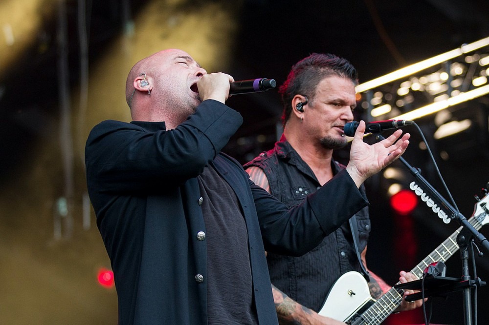 David Draiman Shows off Disturbed Guitarist’s ‘F–k Cancel Culture’ Guitar