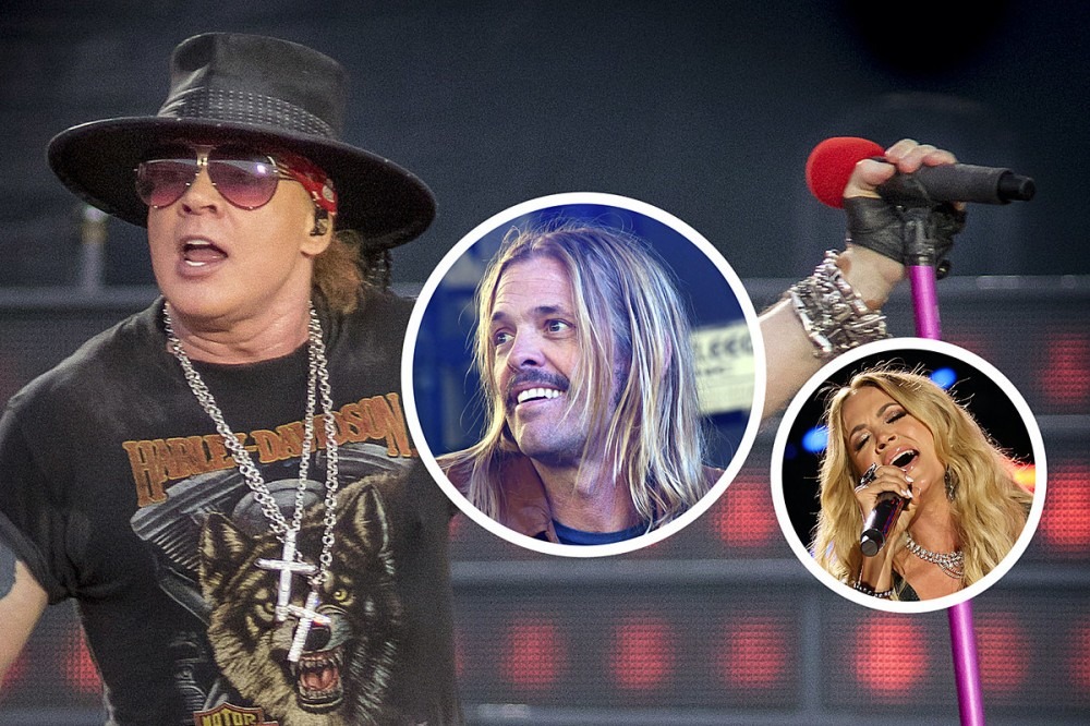 Axl Rose Dedicates Guns N’ Roses Tour to Taylor Hawkins, Thanks Carrie Underwood