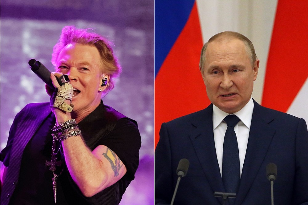 Axl Rose Calls Vladimir Putin a Murderous ‘Little Man’ in Show of Support for Ukraine
