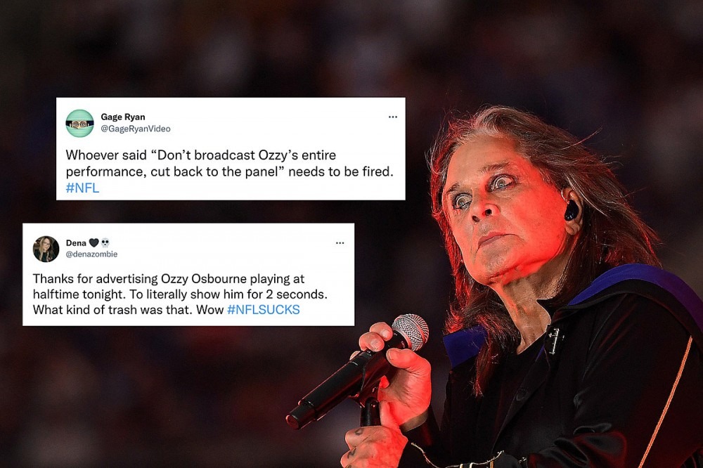 Fans Angry That NBC Barely Showed Ozzy Osbourne’s Halftime Performance at NFL Kickoff