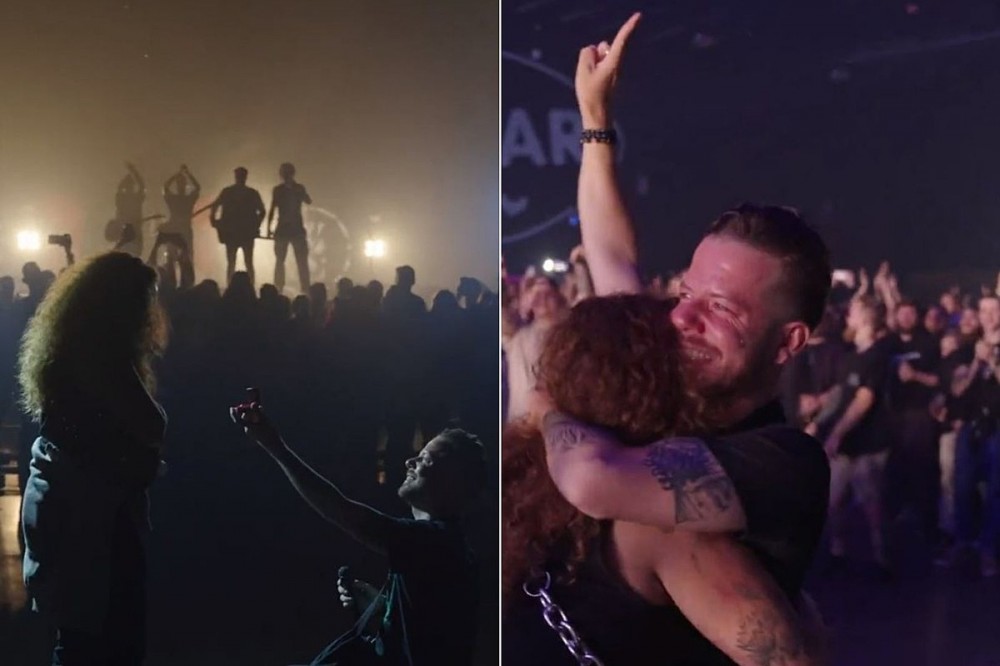 Couple Get Engaged in the Pit at While She Sleeps Show