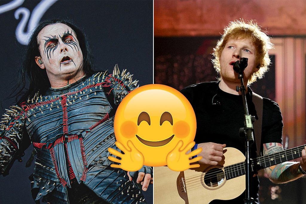 Dani Filth + Ed Sheeran Are Apparently Good Friends Now