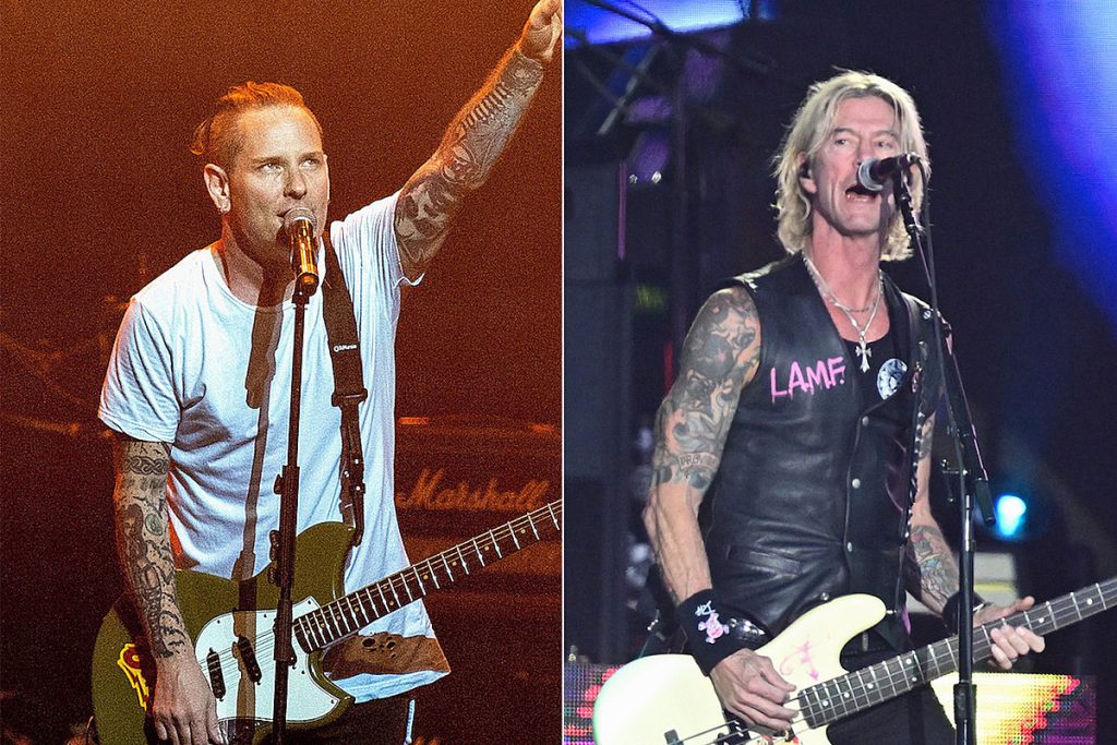 Corey Taylor Reacts to Huge Compliment From Duff McKagan