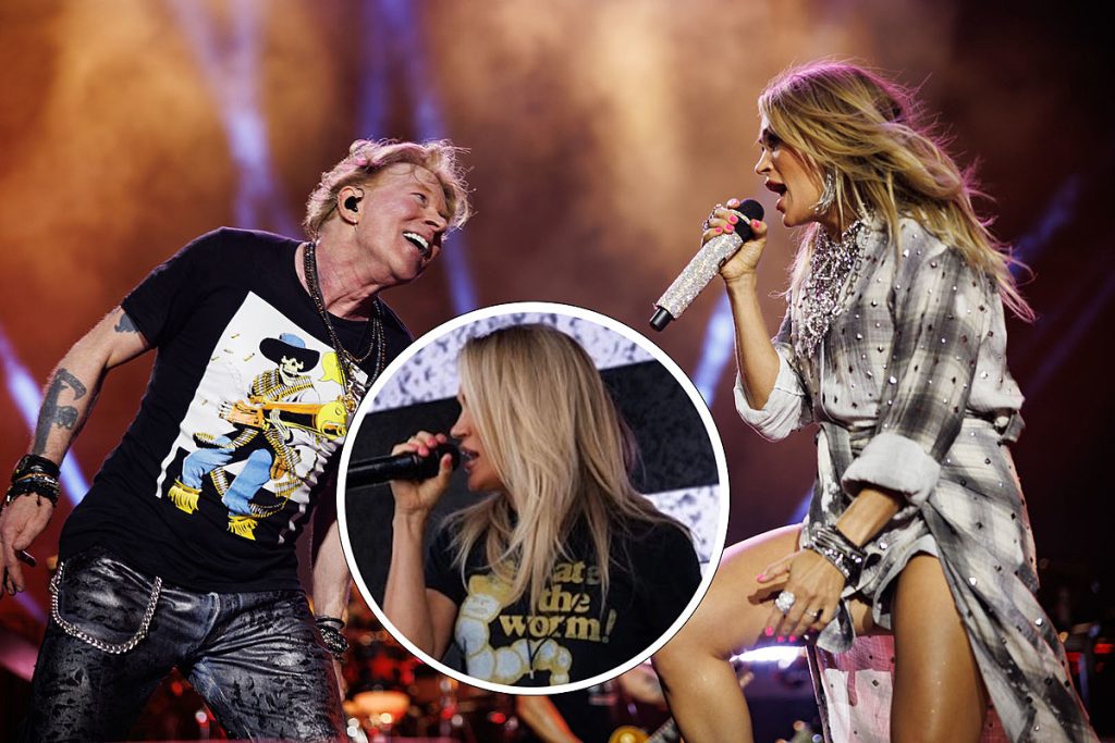 Carrie Underwood Gives Nod to Axl Rose Before Opening for GN’R