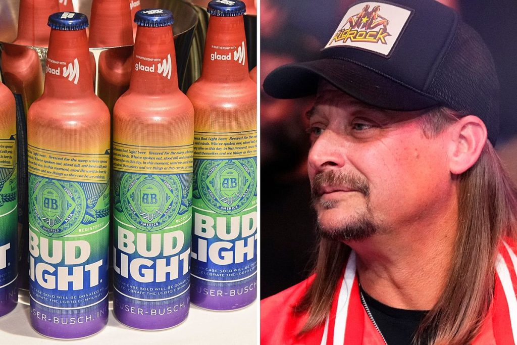 Kid Rock Caught Drinking Bud Light After He Shot Up Cases of It
