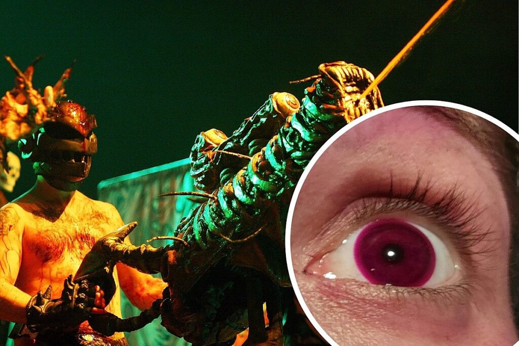 GWAR Fan Shows Off Magenta Stained Contacts Following Recent Show