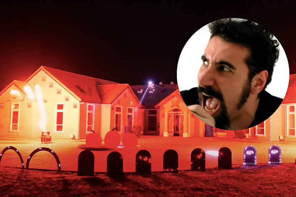 See a System of a Down Halloween Light Show With Pyro