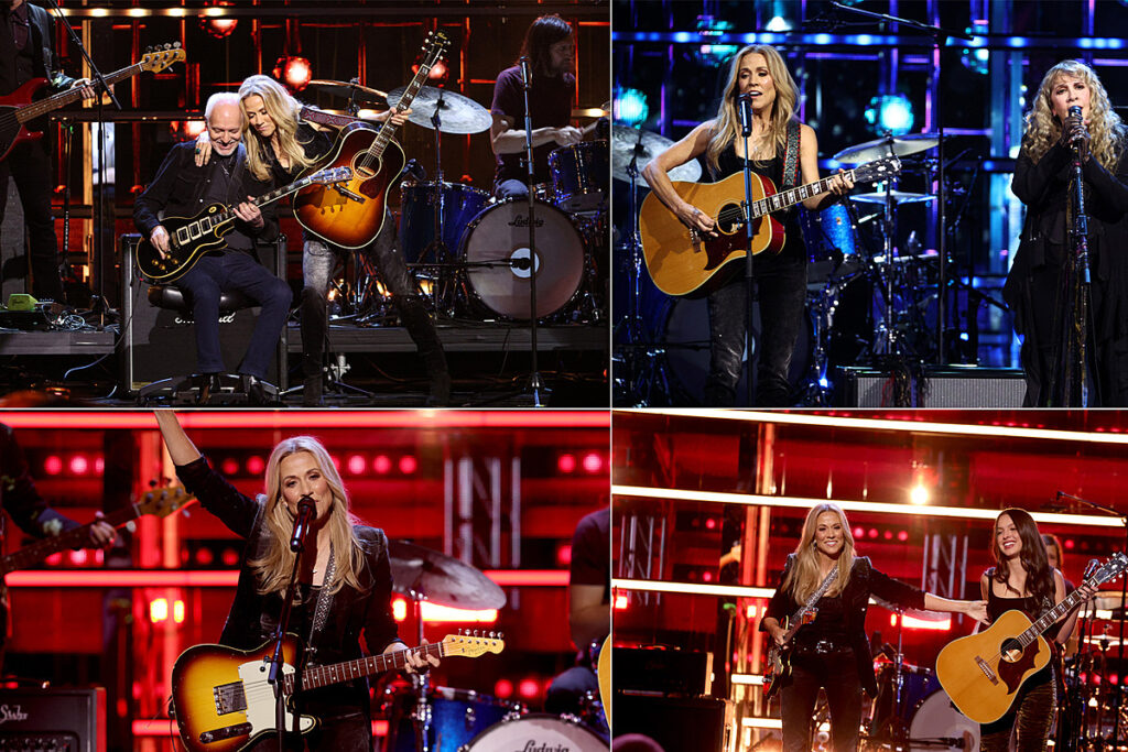 Sheryl Crow Duets With Stevie Nicks at Rock Hall Induction