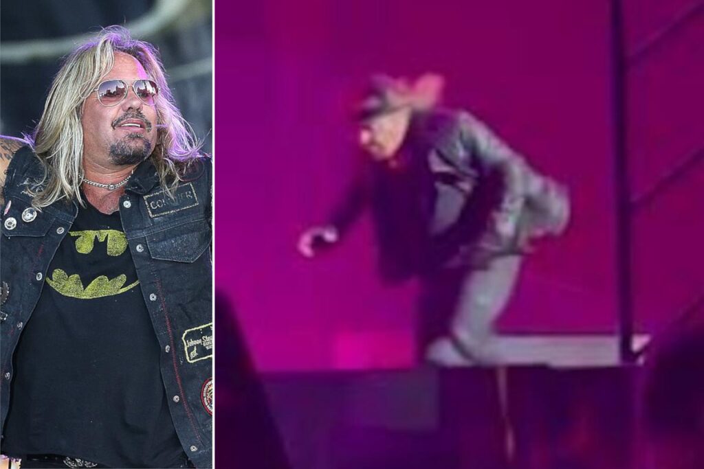 Video – Vince Neil Face-Plants Onstage at Motley Crue Concert
