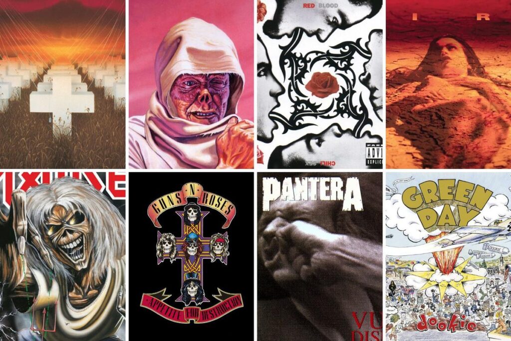 The Best Rock + Metal Albums of the 1980s + 1990s