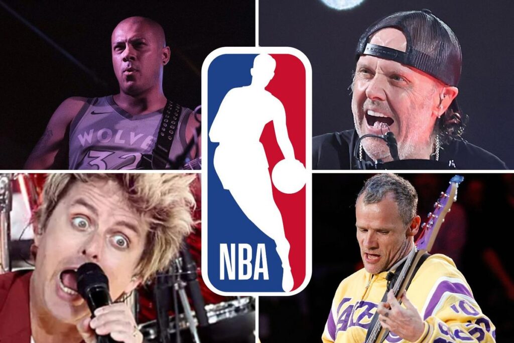 Favorite NBA Teams of 36 Big Rock + Metal Musicians