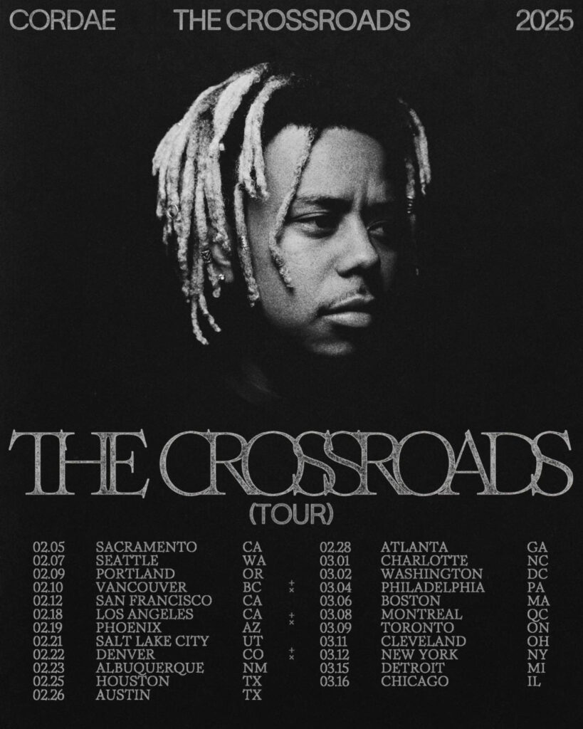 Cordae Announces ‘The Crossroads’ Tour for 2025