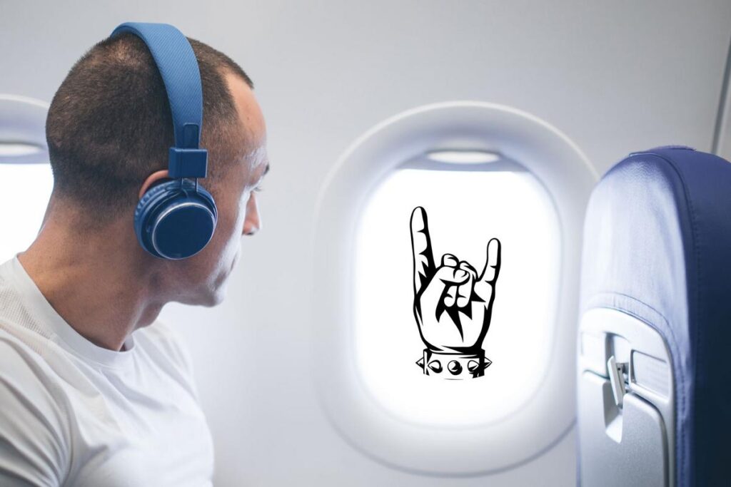 What Your Rock + Metal Playlist Says About Your In Flight Habits