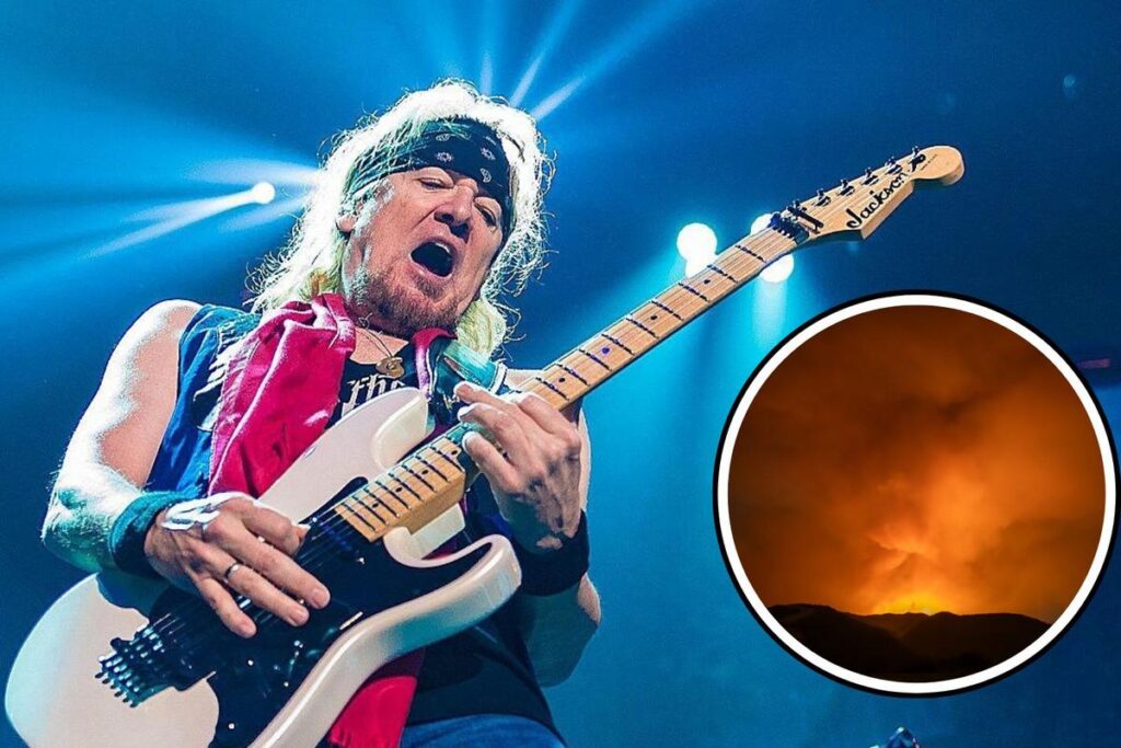 Iron Maiden’s Adrian Smith Loses Home to California Wildfires