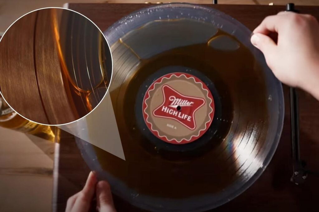 How to Get A Miller High Life Vinyl Record Filled With Beer
