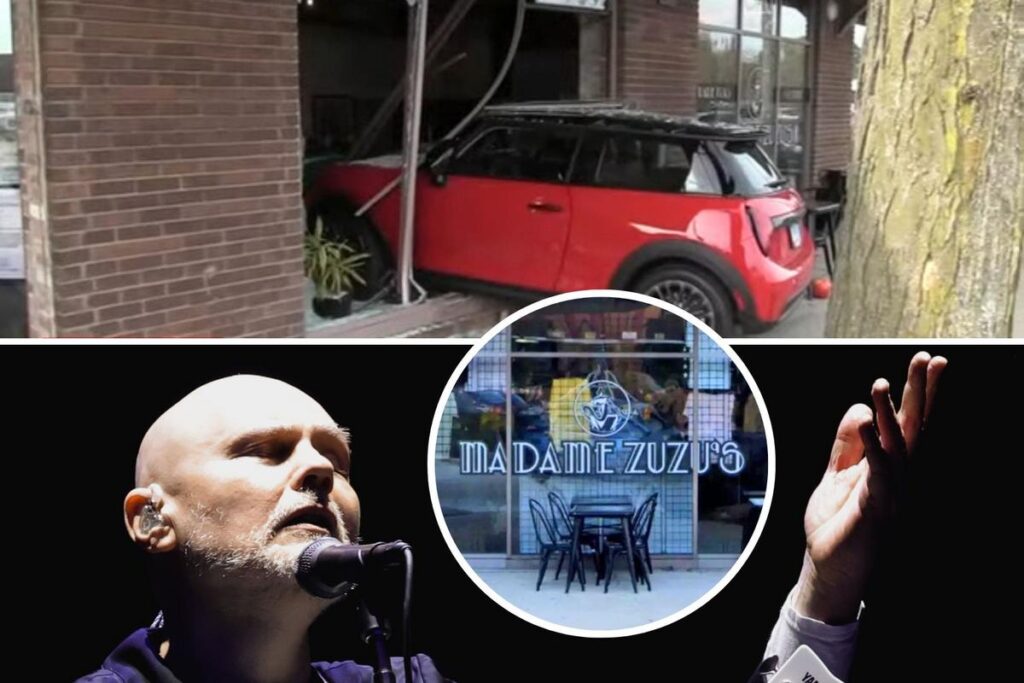 Billy Corgan’s Tea Shop Struck By Car Second Time in Six Months Billy Corgan’s Tea Shop Struck By Car Second Time in Six Months