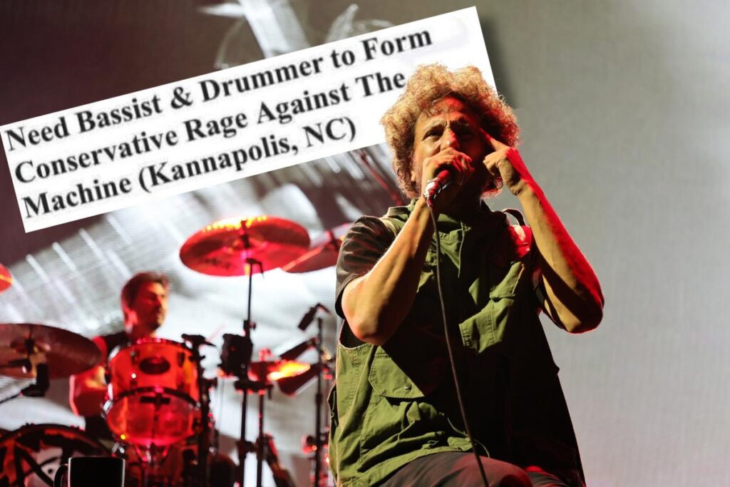 Musicians Needed For ‘Conservative Rage Against the Machine’ Musicians Needed For ‘Conservative Rage Against the Machine’