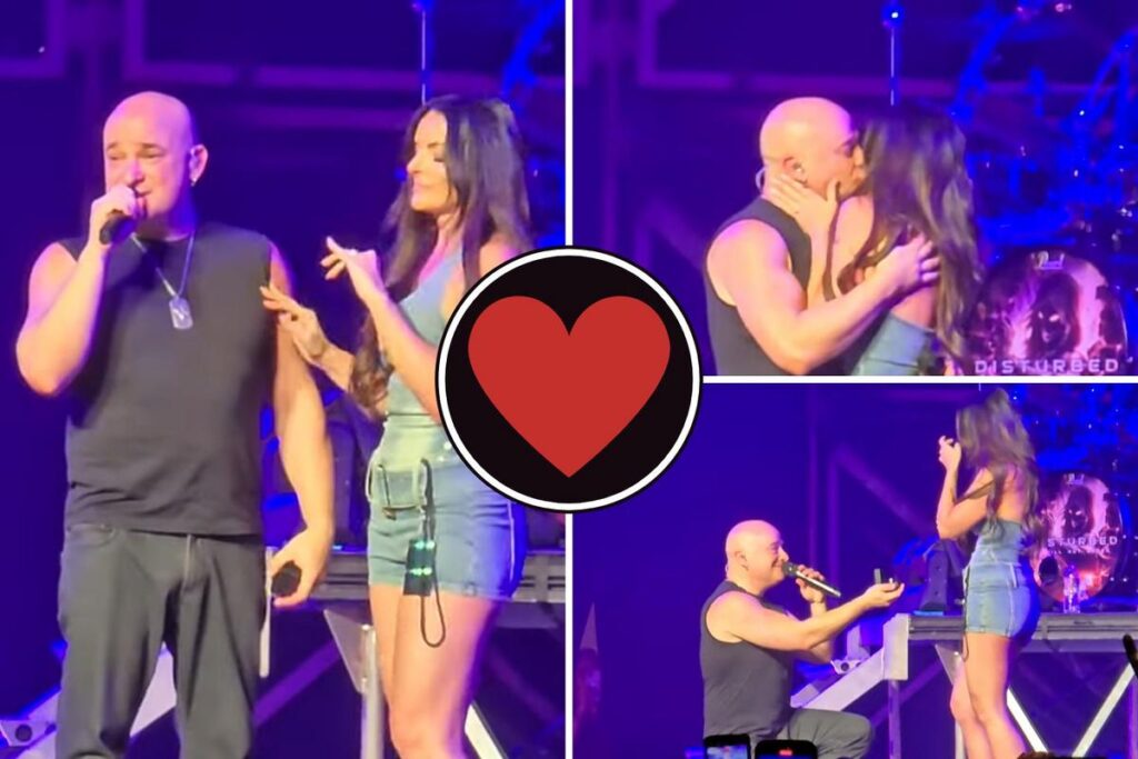 Draiman Proposes to Girlfriend During Disturbed’s Sacramento Show Draiman Proposes to Girlfriend During Disturbed’s Sacramento Show
