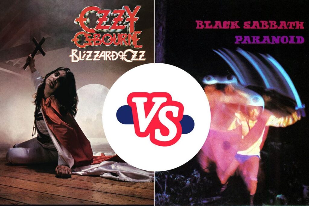 Better Ozzy-Featuring Album – ‘Blizzard of Ozz’ vs. ‘Paranoid’