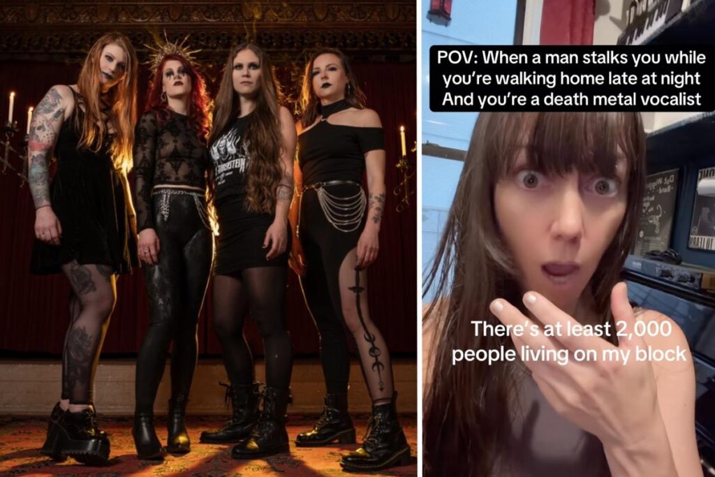 Death Metal Vocalist Screams Kittie Lyrics to Scare NYC Stalker Death Metal Vocalist Screams Kittie Lyrics to Scare NYC Stalker