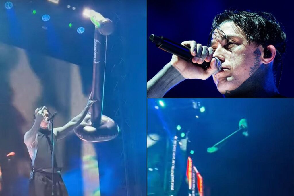 Ronnie Radke Throws Inflatable Mic Stands Into Warped Tour Crowd