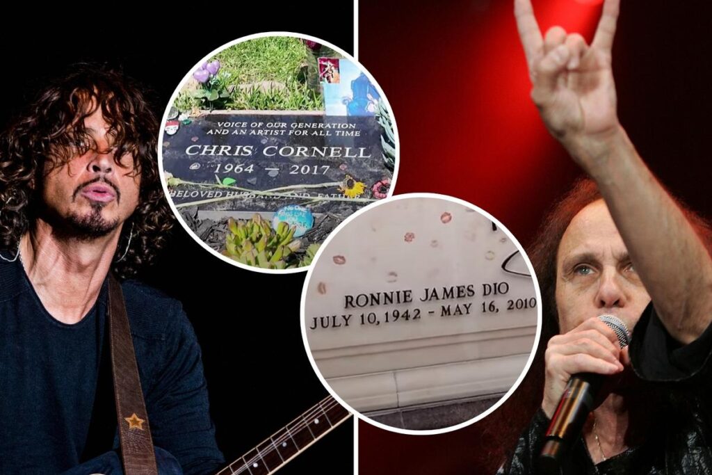 Gravesites and Headstone Inscriptions for 13 Rock + Metal Legends Gravesites and Headstone Inscriptions for 13 Rock + Metal Legends