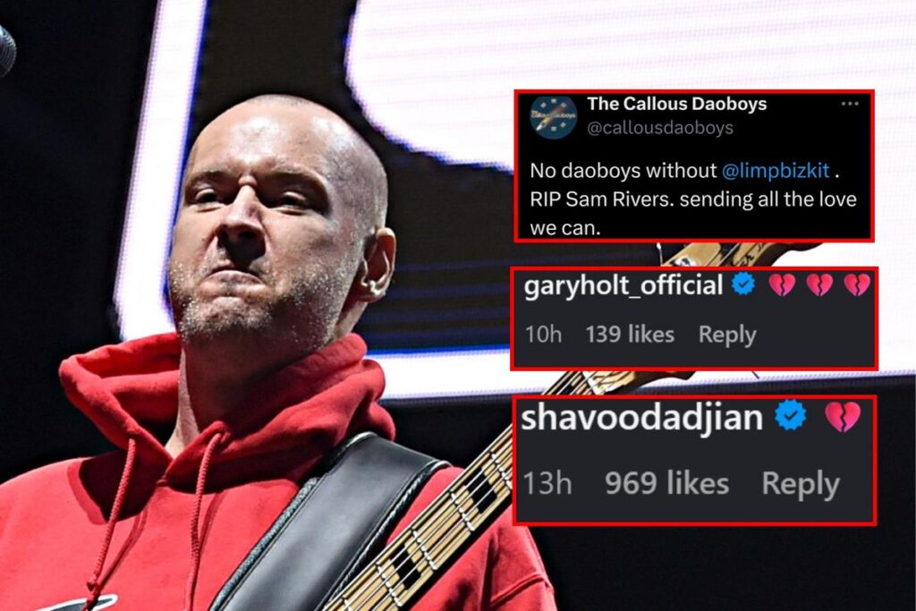Rockers + Fans Mourn Limp Bizkit Bassist Sam Rivers Rockers + Fans Mourn Limp Bizkit Bassist Sam Rivers