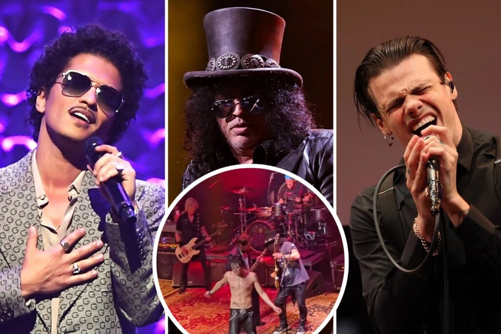 Watch Slash Play Private Show With Yungblud, Bruno Mars + More Watch Slash Play Private Show With Yungblud, Bruno Mars + More