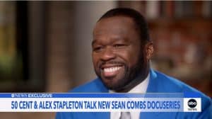50 Cent and Alex Stapleton Preview Netflix’s “Sean Combs: The Reckoning” on Good Morning America 50 Cent and Alex Stapleton Preview Netflix’s “Sean Combs: The Reckoning” on Good Morning America