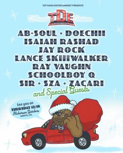 TDE Announces 12th Annual Holiday Charity Concert and Community Celebration
