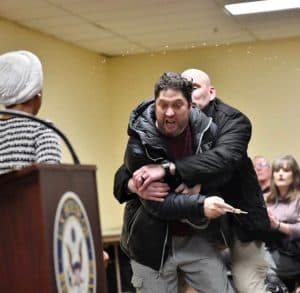 Rep. Ilhan Omar Sprayed with Unknown Liquid During Minneapolis Town Hall