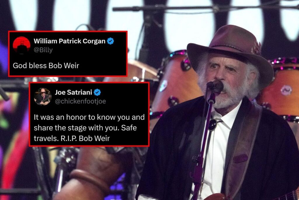 Rockers + Fans Pay Tribute to Grateful Dead Co-Founder Bob Weir