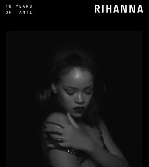 Rihanna Celebrates 10-Year Anniversary of ‘Anti’ With New RIAA Milestones