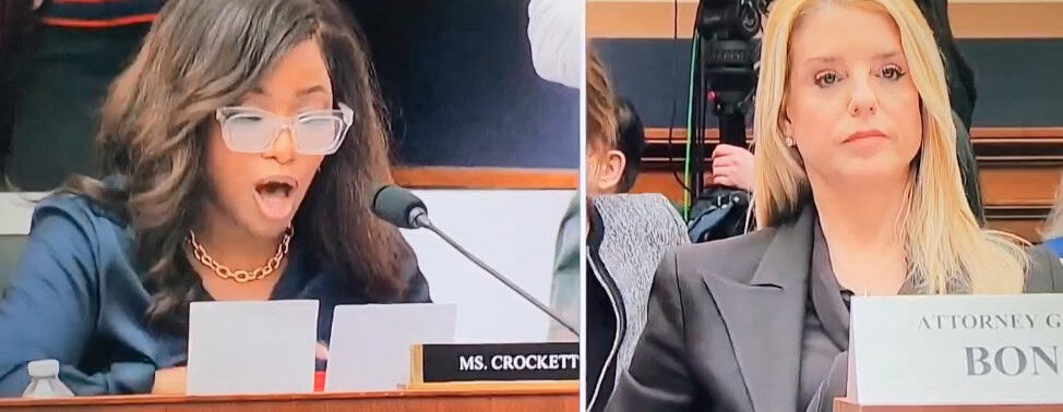 Jasmine Crockett Clashes With Attorney General Bondi Over Epstein Files