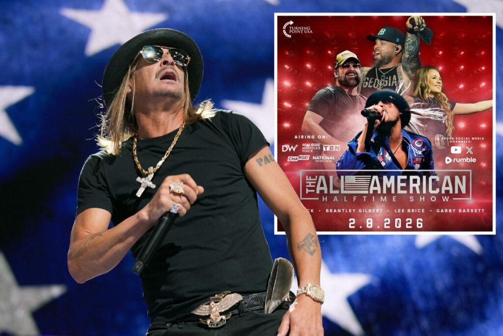 Kid Rock To Play Turning Point USA’s ‘All-American Halftime Show’ Kid Rock To Play Turning Point USA’s ‘All-American Halftime Show’