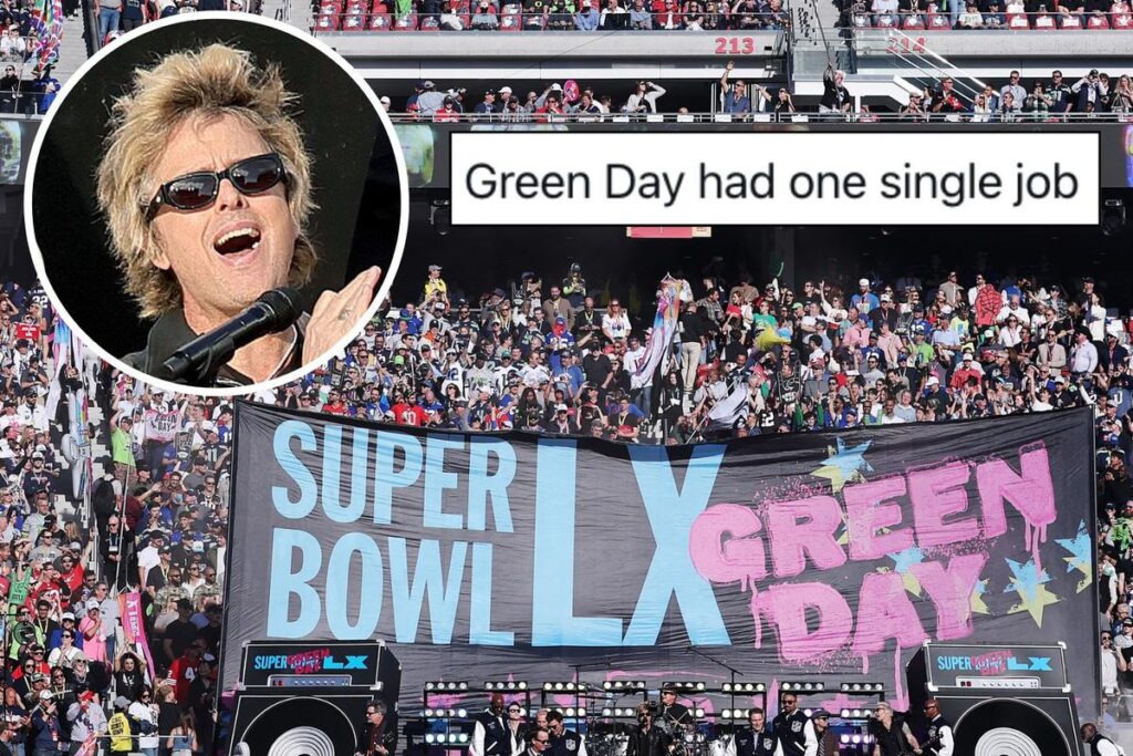 Fans React to Green Day Playing Super Bowl Kickoff